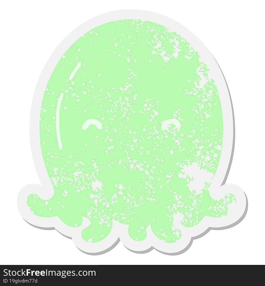 octopus grunge sticker