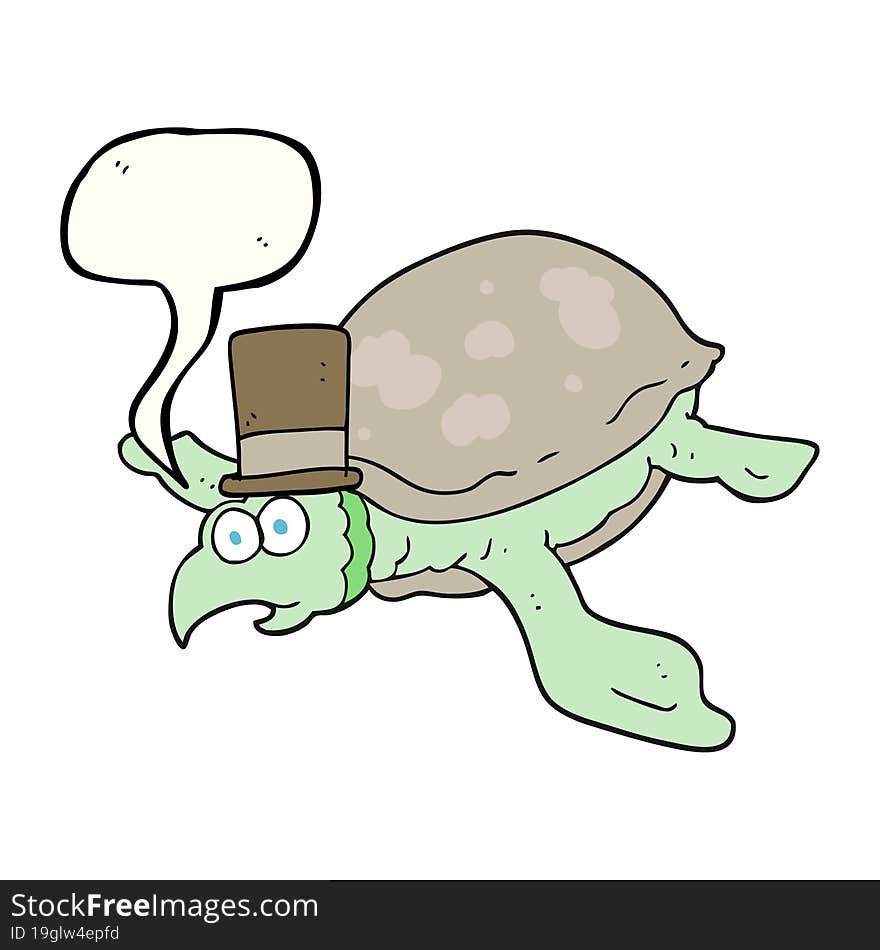 speech bubble cartoon turtle