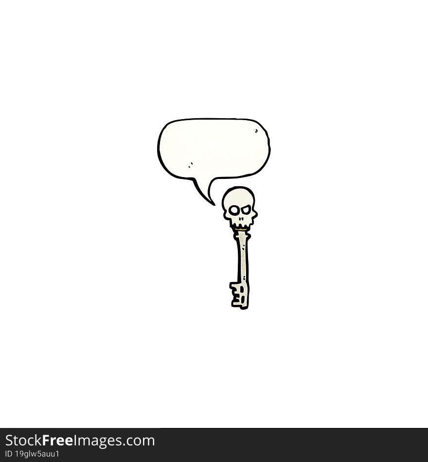 cartoon key