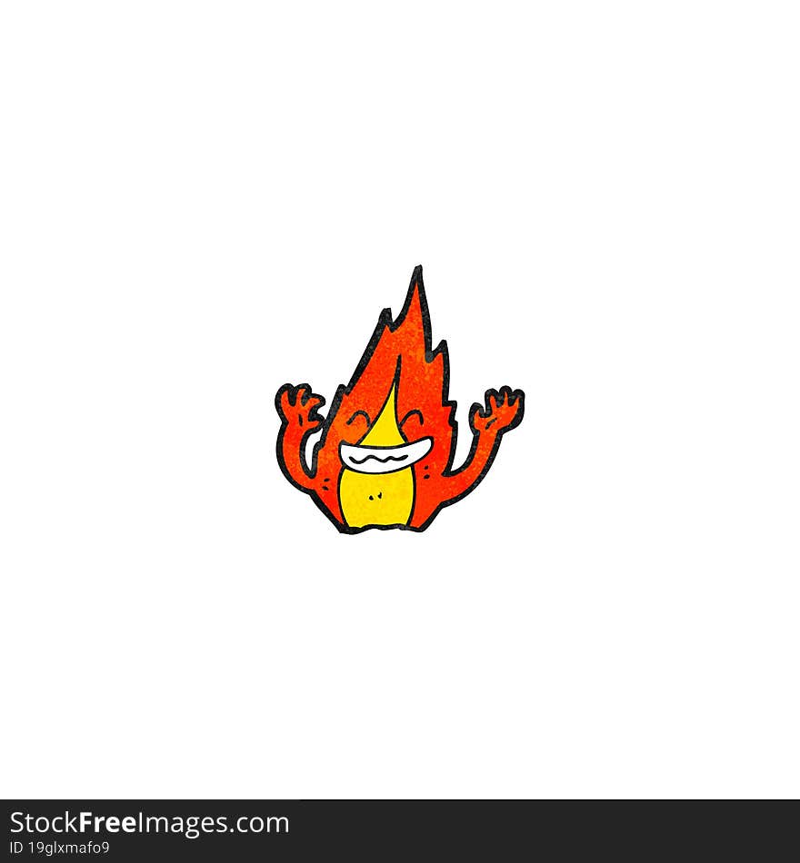 cartoon fire