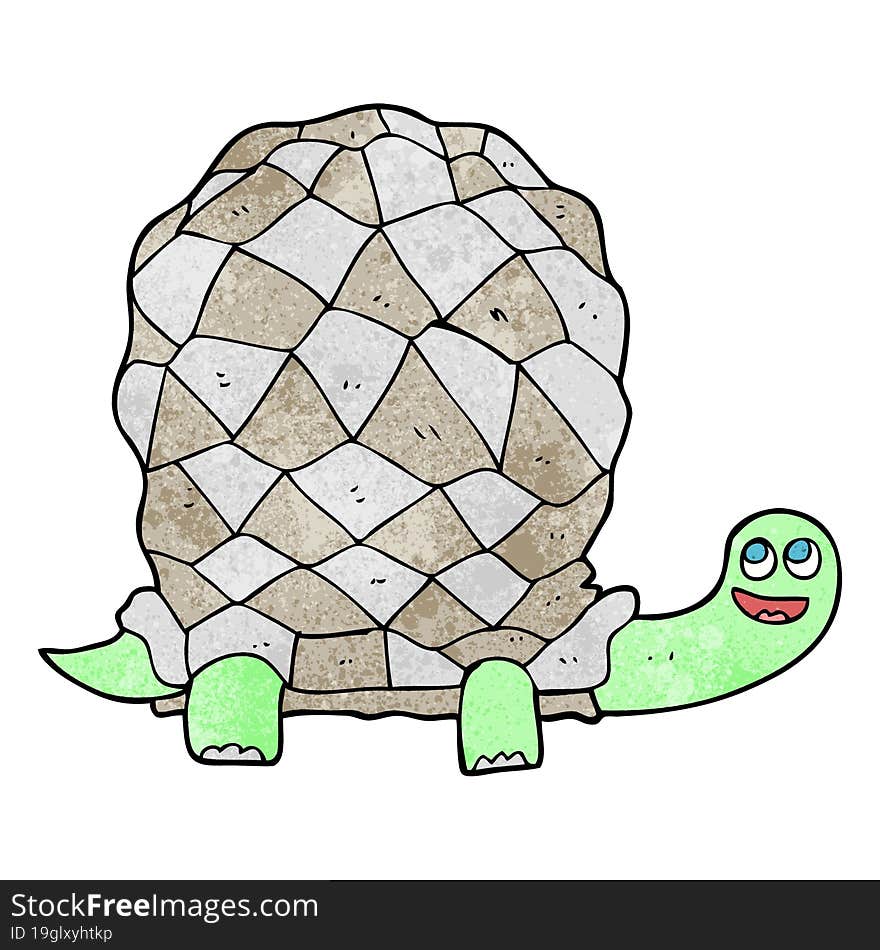 textured cartoon tortoise