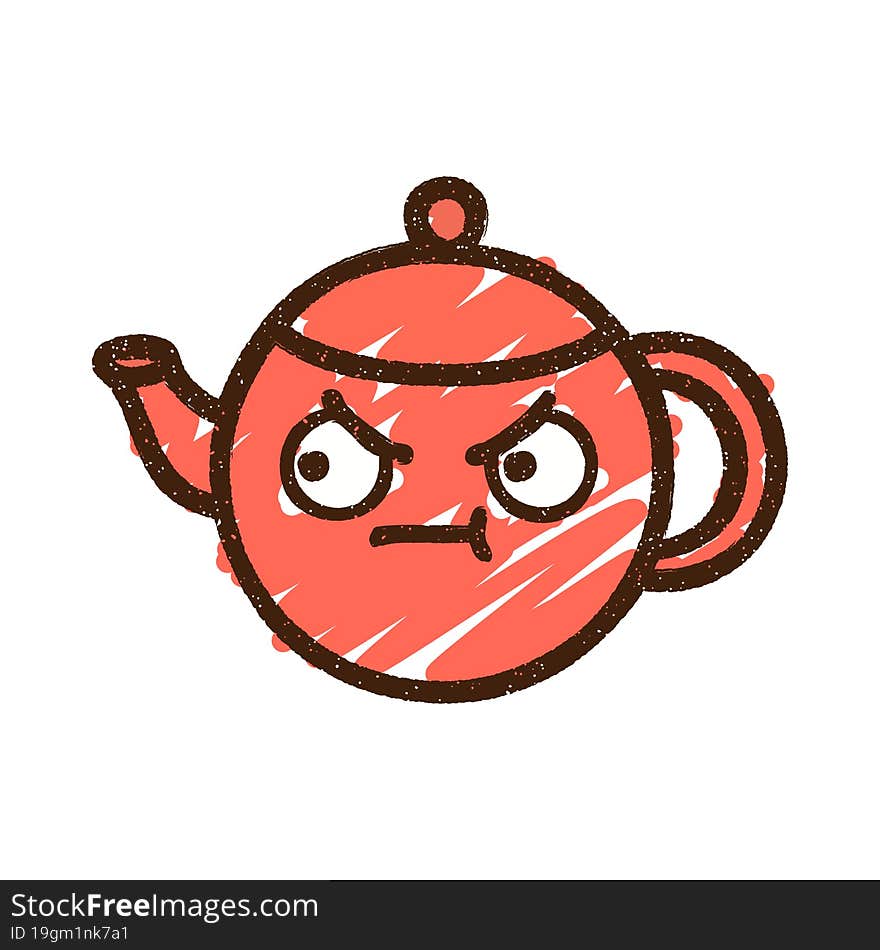 Teapot Chalk Drawing