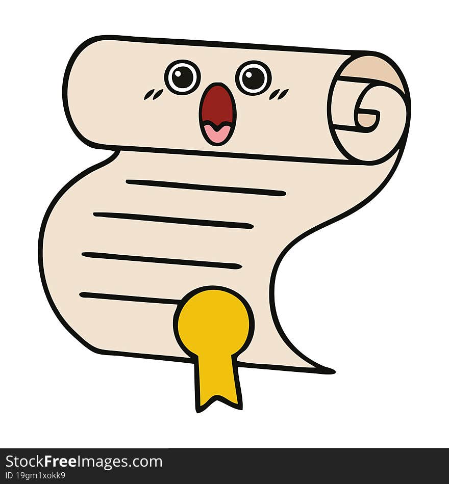 cute cartoon contract