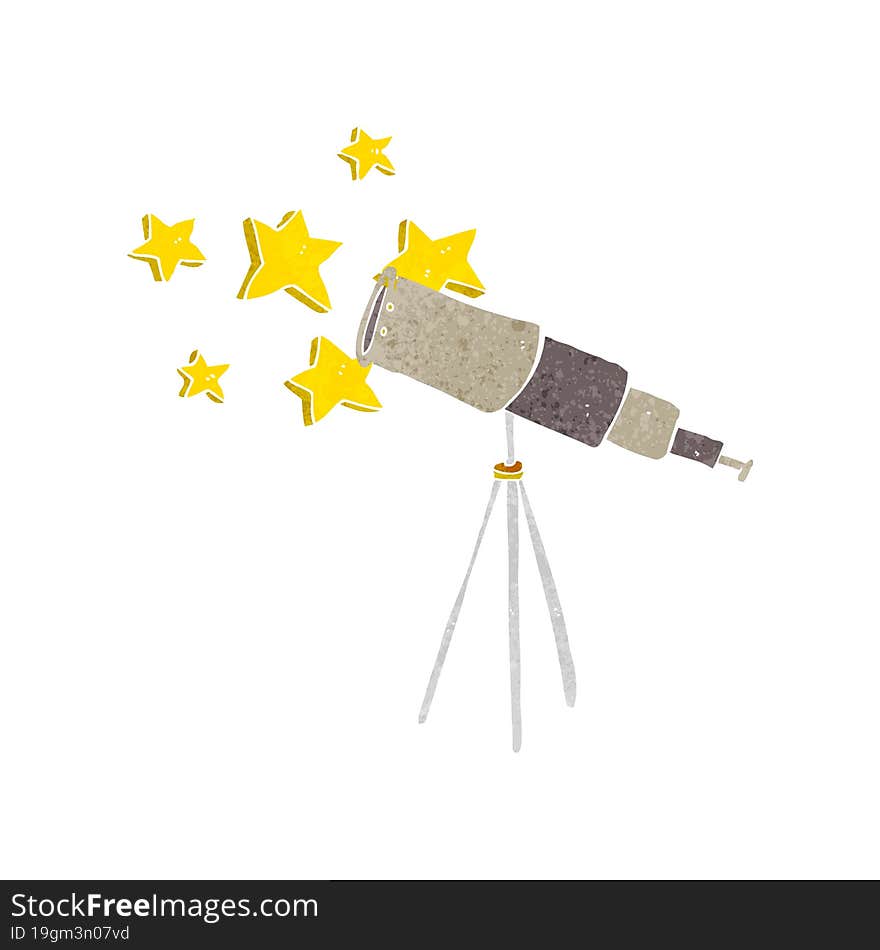 cartoon telescope