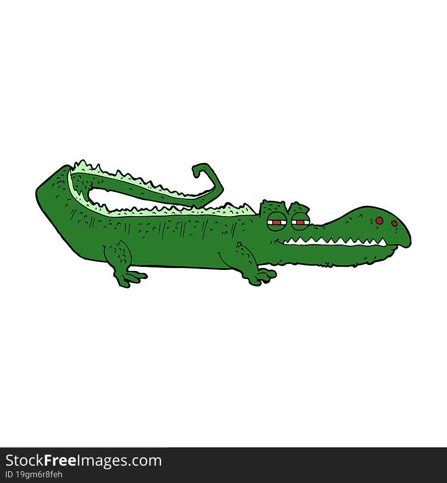 Cartoon Crocodile