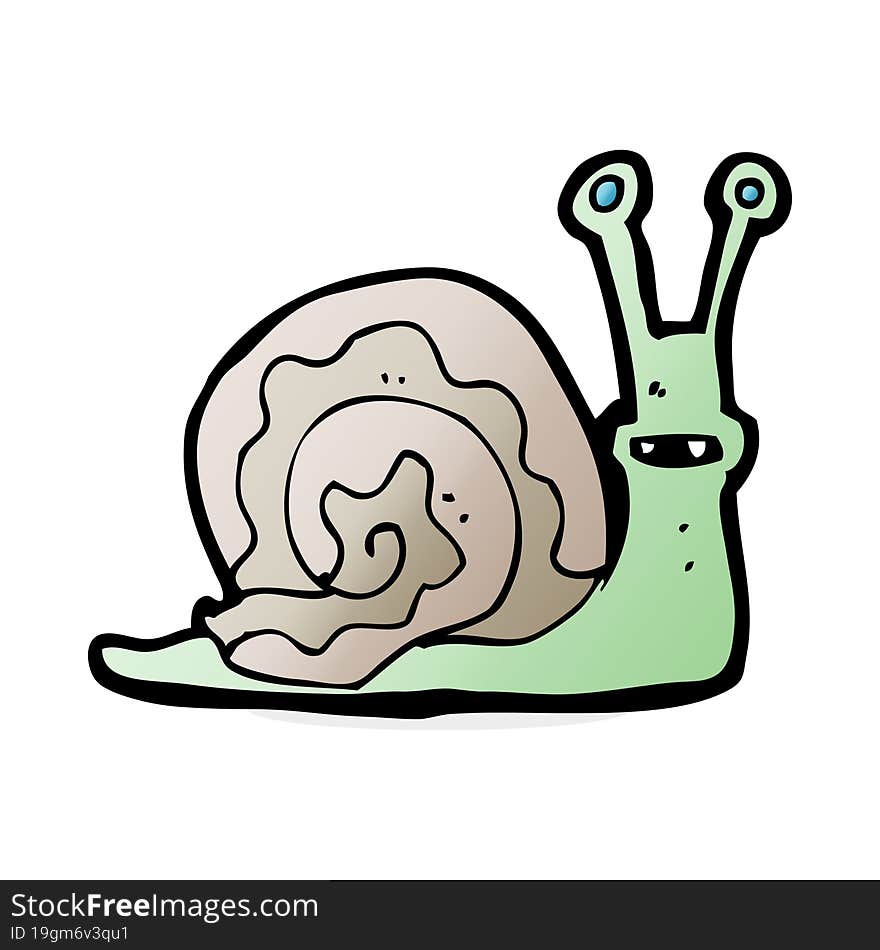 cartoon snail