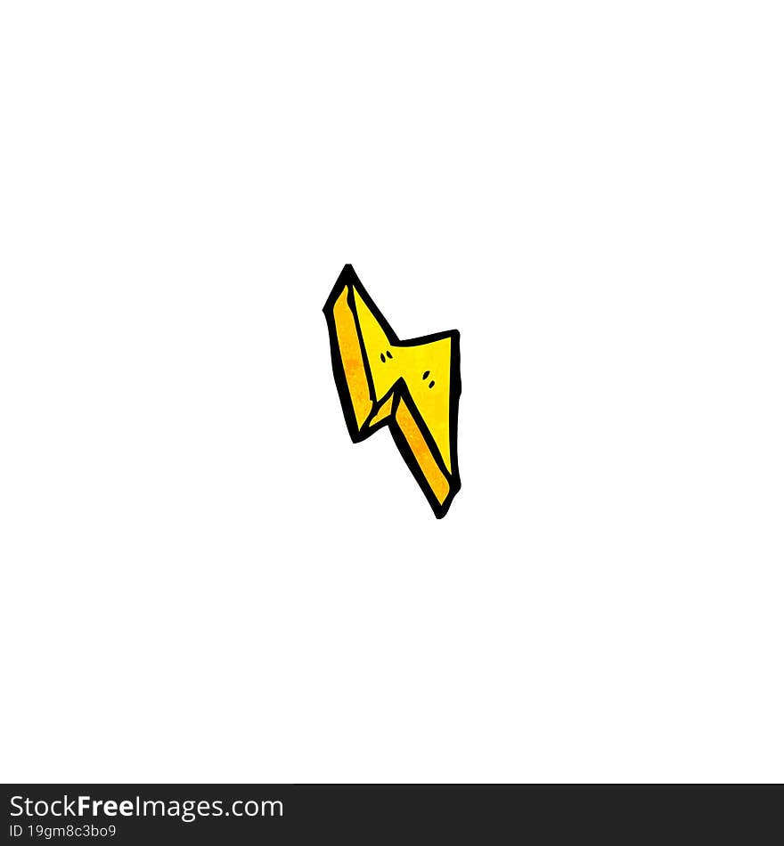 Cartoon Lightning Bolt