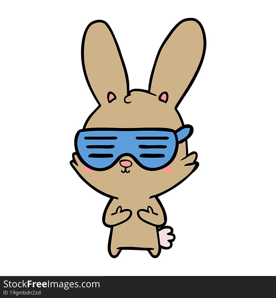 cute cartoon rabbit. cute cartoon rabbit