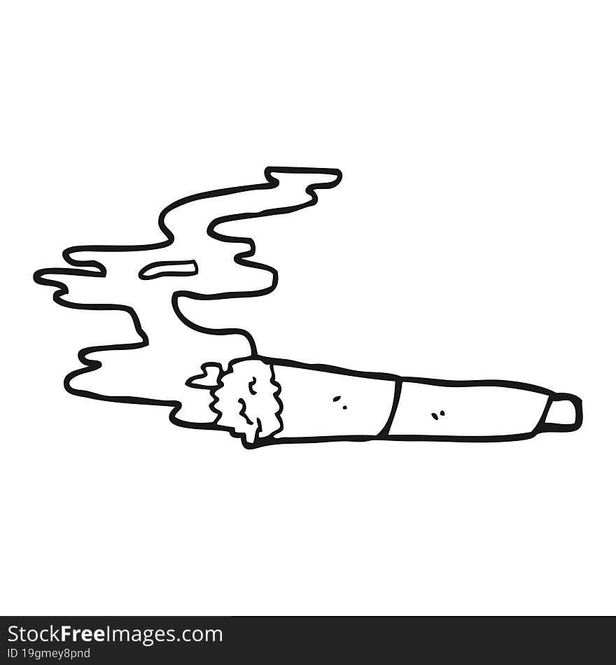 cartoon cigarette