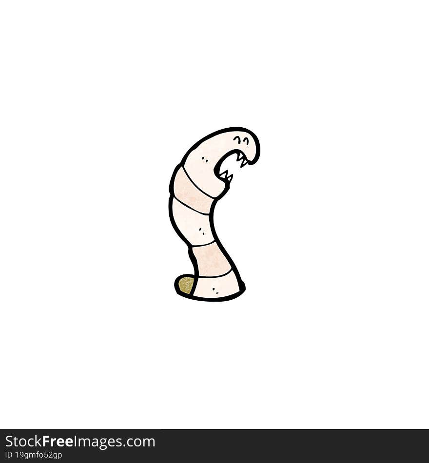 cartoon worm