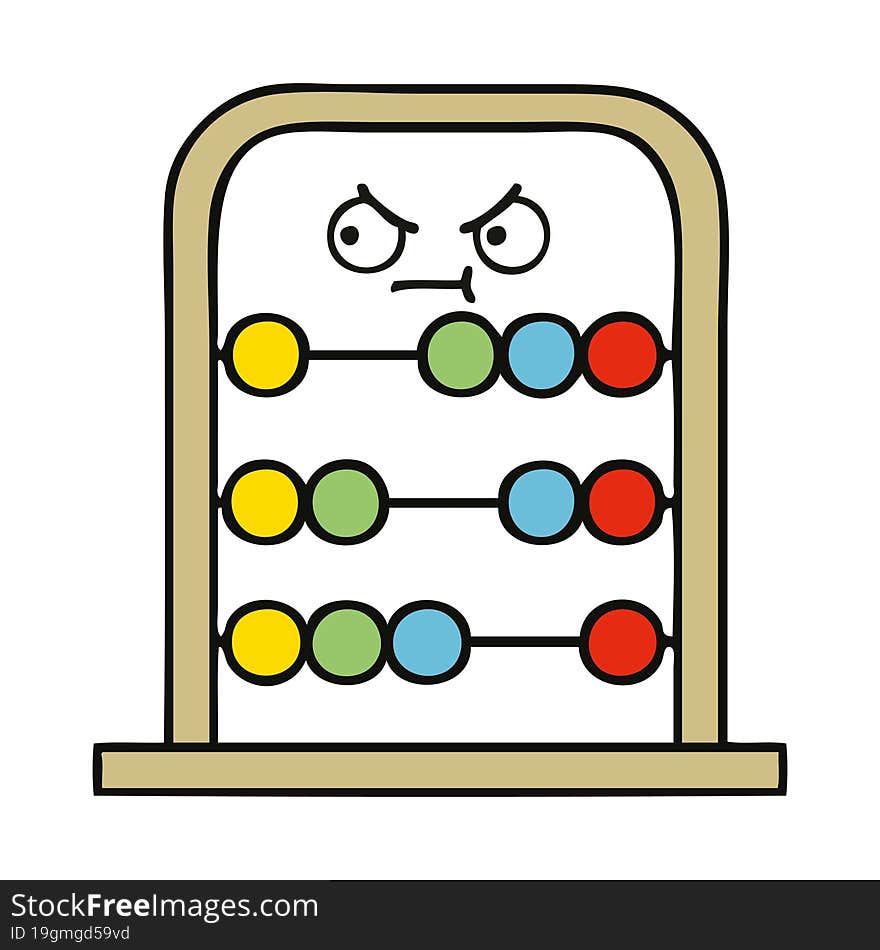 cute cartoon abacus