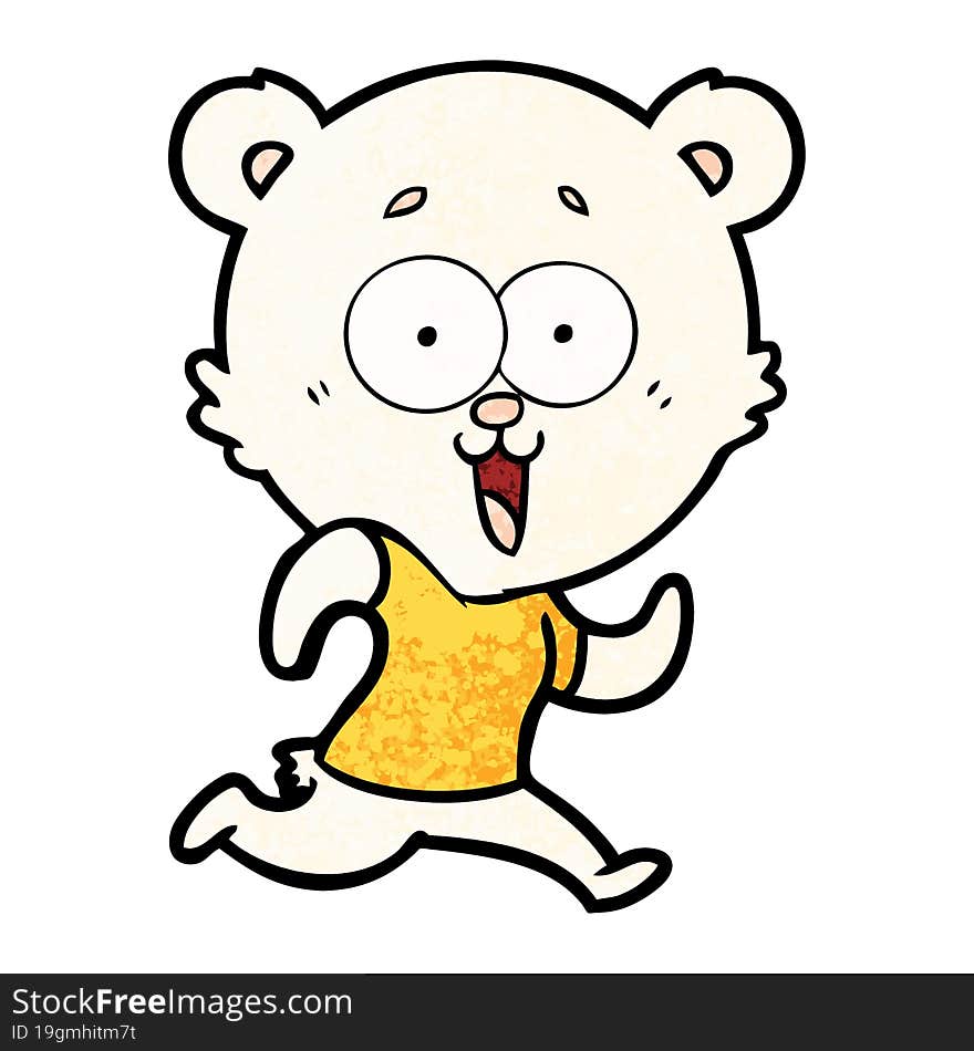 laughing teddy  bear cartoon. laughing teddy  bear cartoon