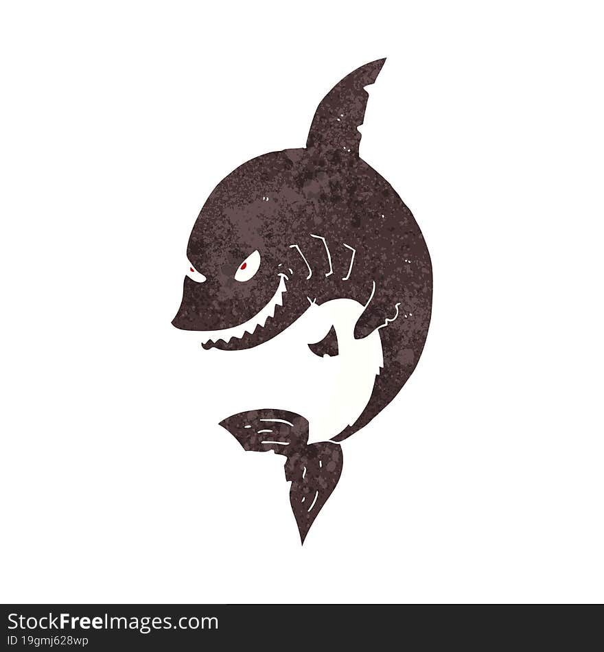 funny cartoon shark