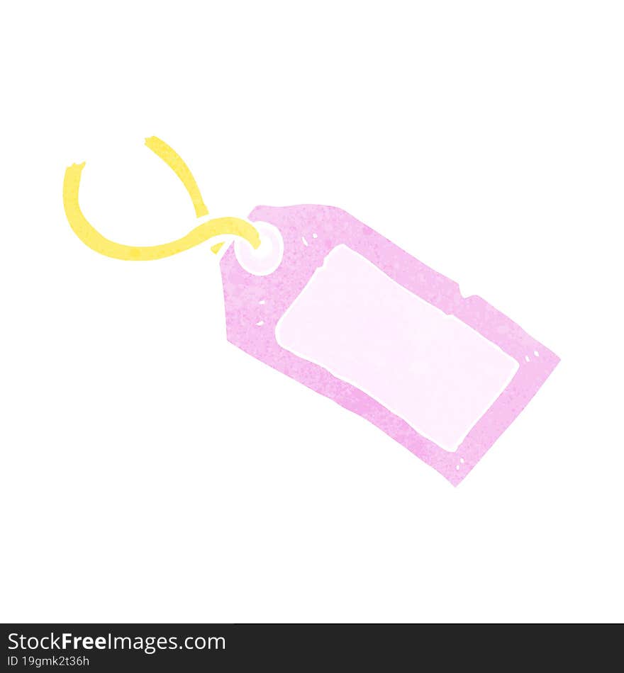 cartoon luggage tag