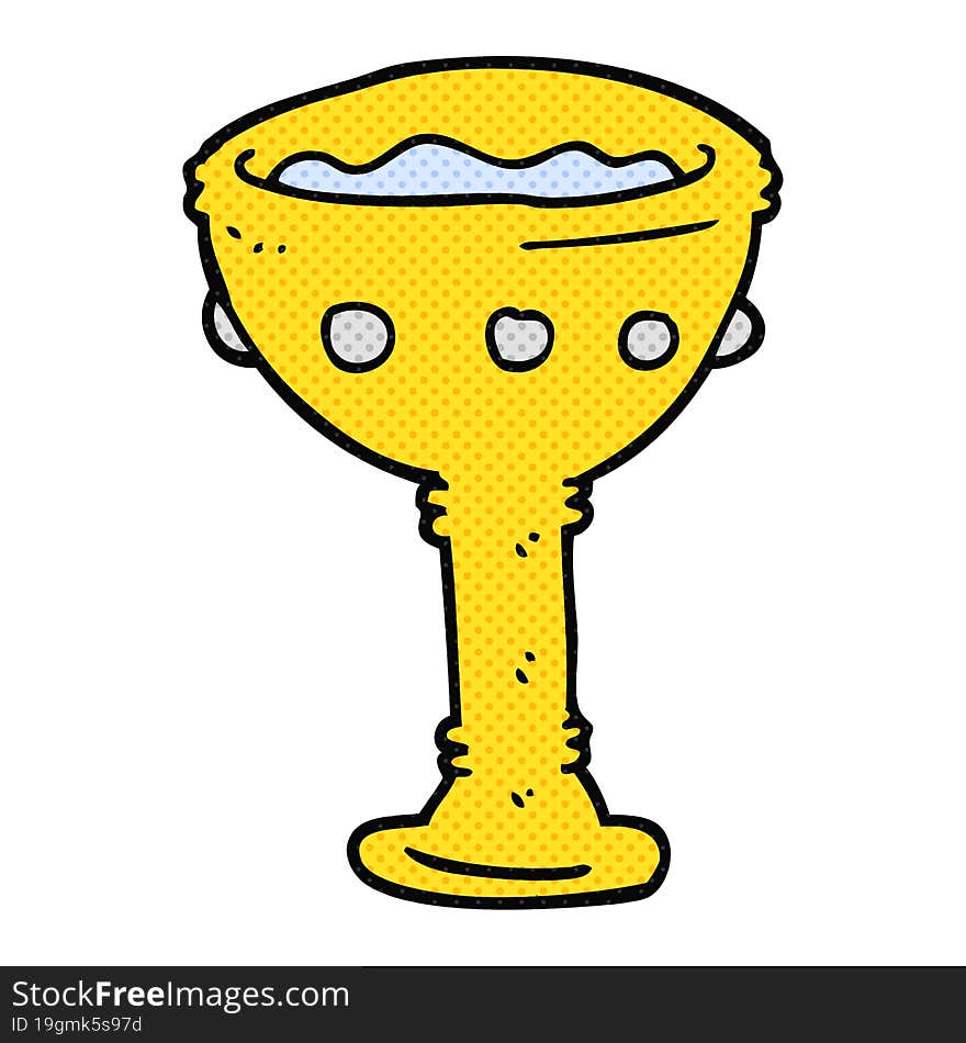 cartoon goblet