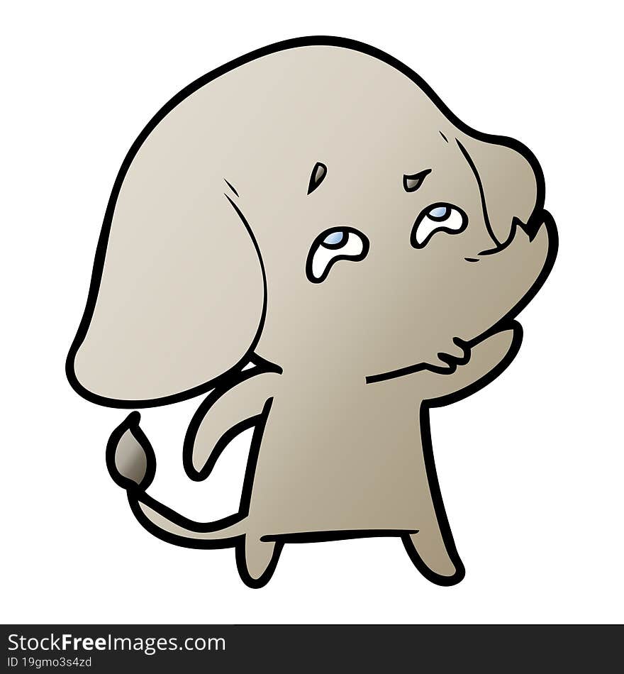 cartoon elephant remembering. cartoon elephant remembering