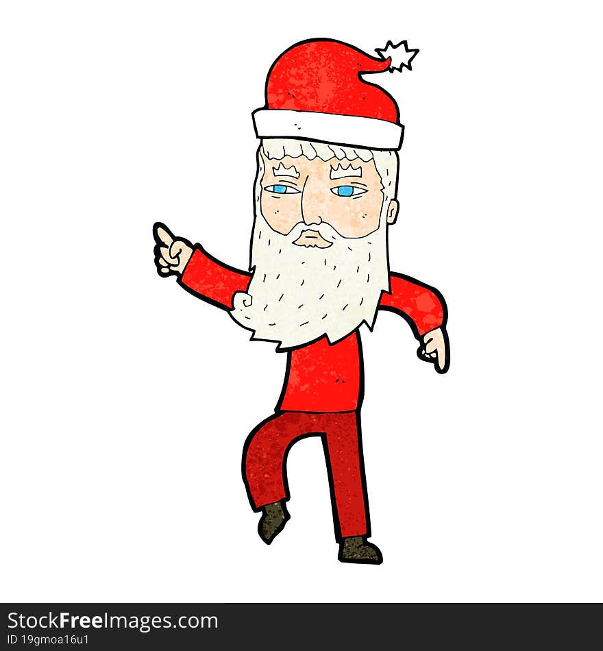 cartoon santa claus