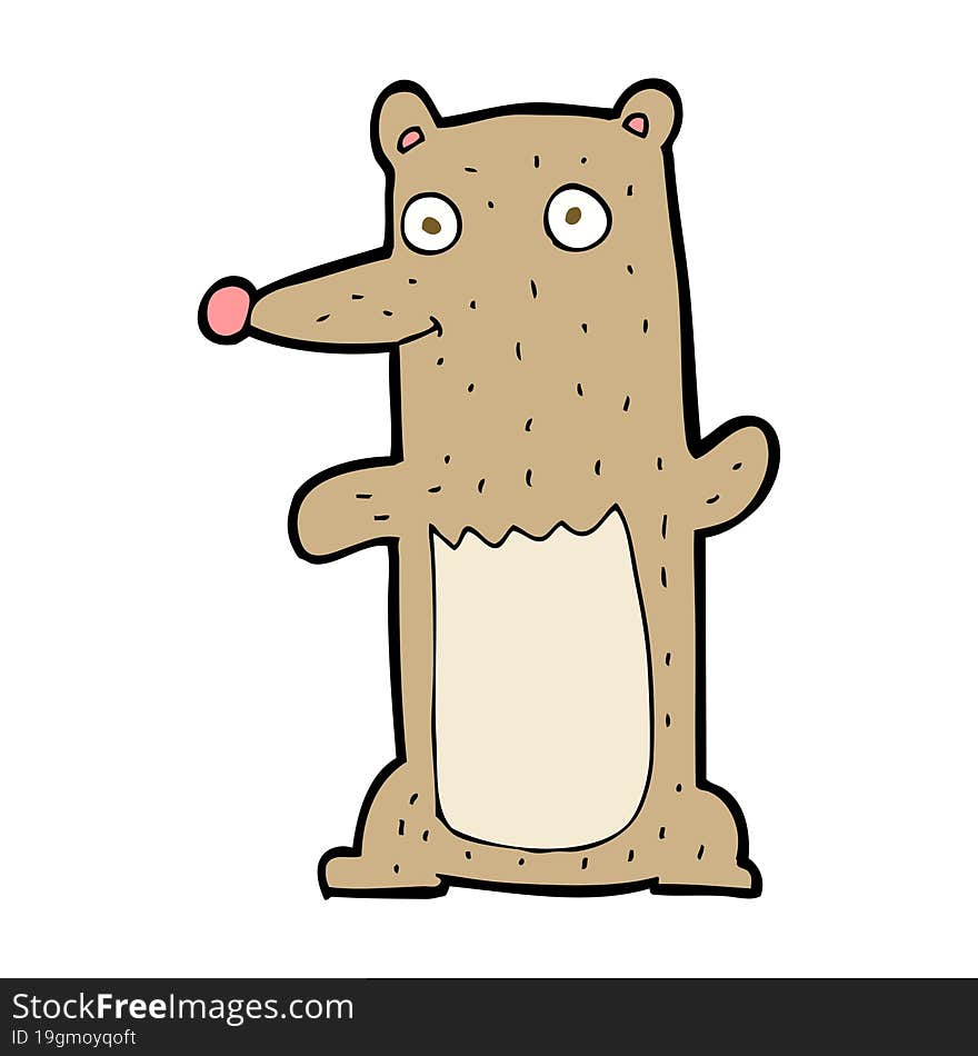 Funny Cartoon Bear