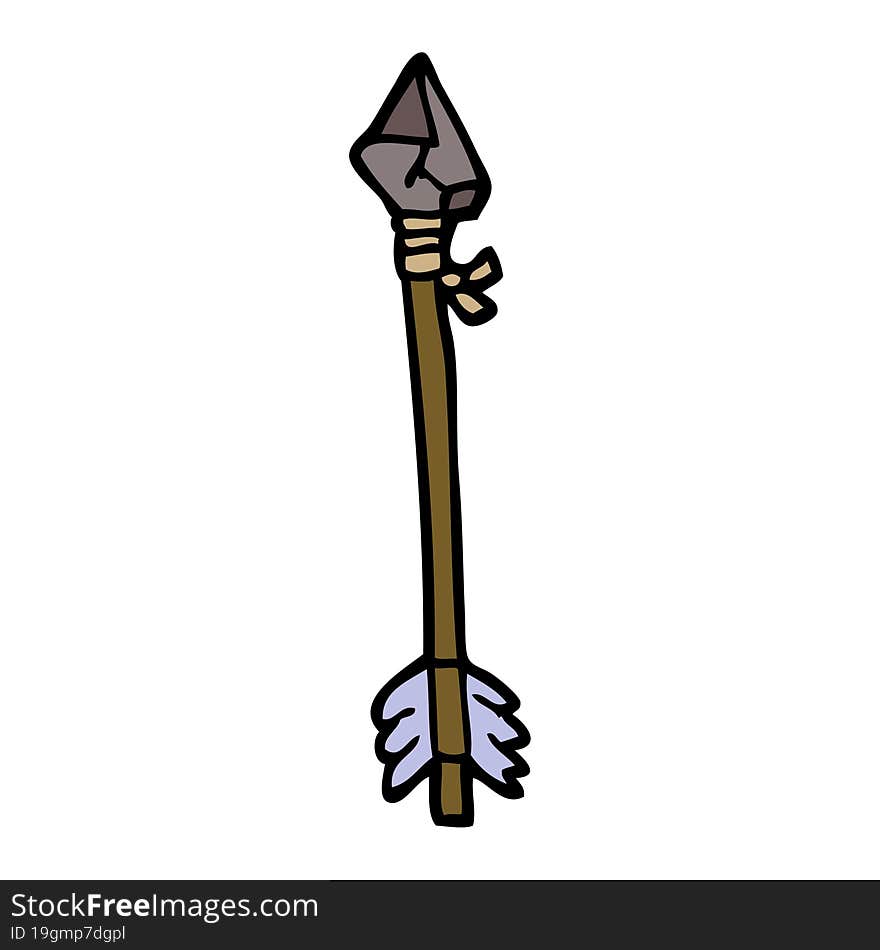 cartoon doodle arrow