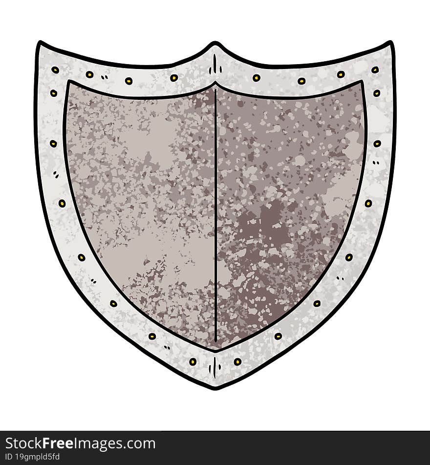 cartoon shield. cartoon shield