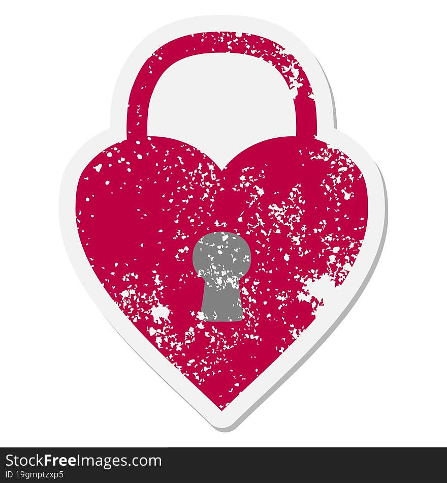 valentine heart locket grunge sticker