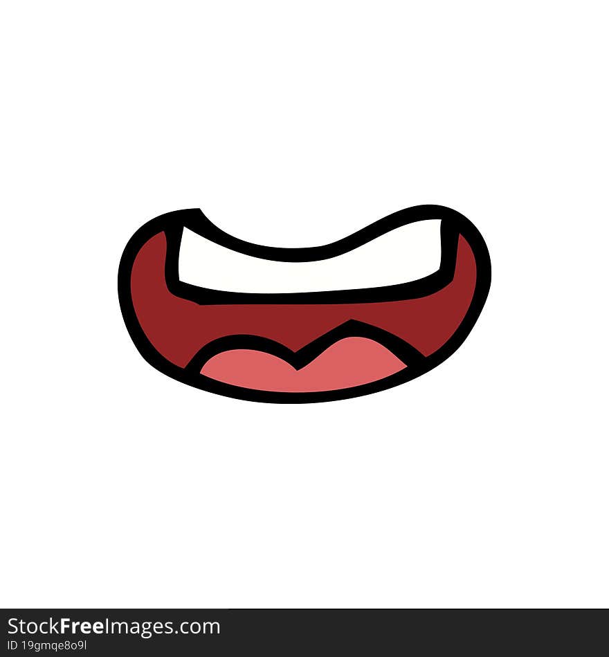 cartoon mouth