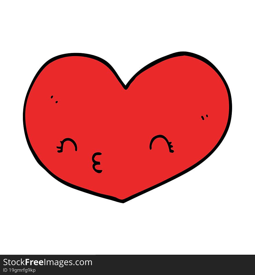 Cartoon Love Heart