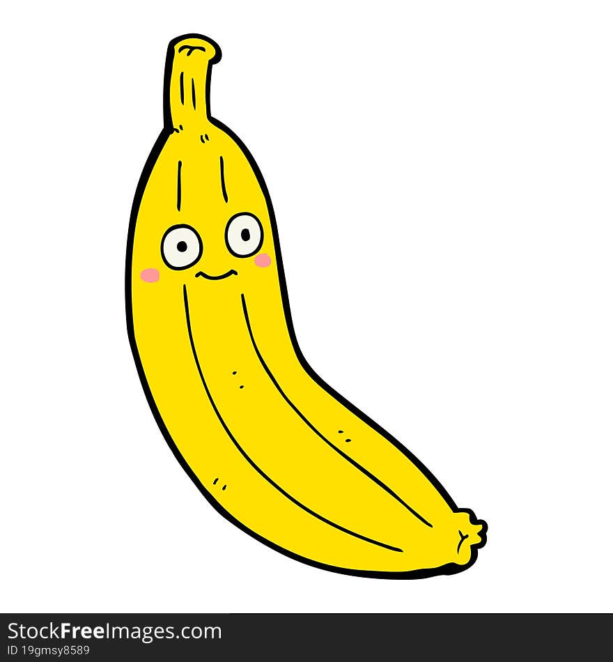 cartoon banana