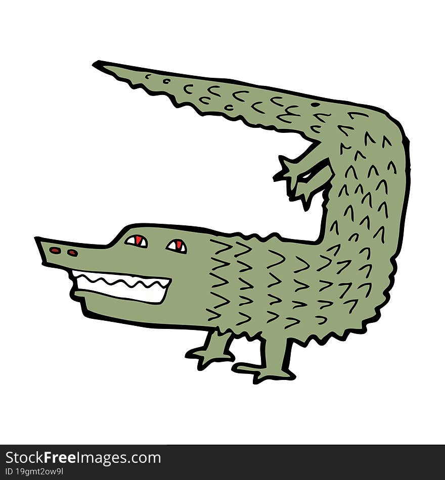 Cartoon Crocodile