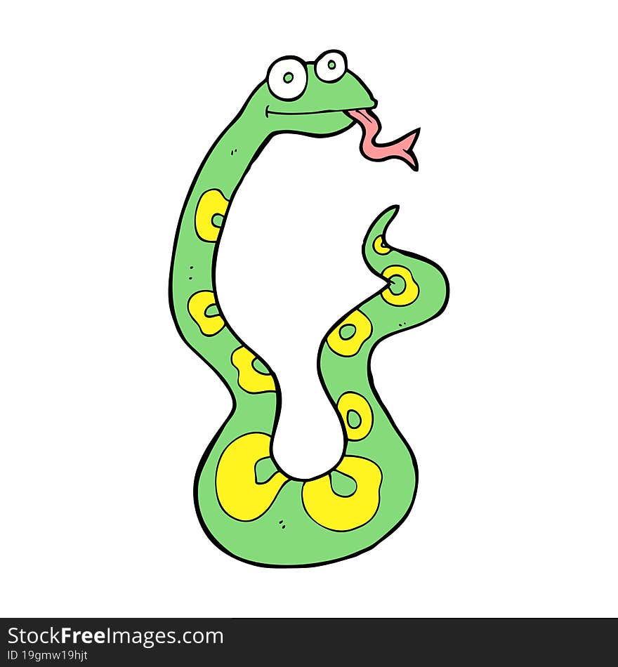 cartoon snake