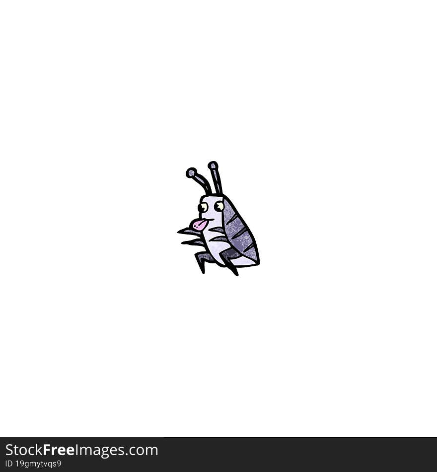 cartoon little bug