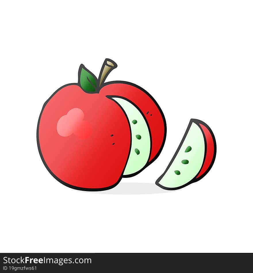 Cartoon Apple