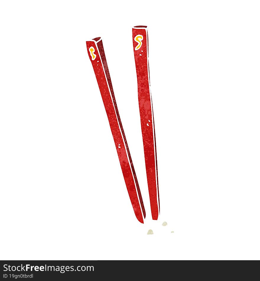 Retro Cartoon Chopsticks