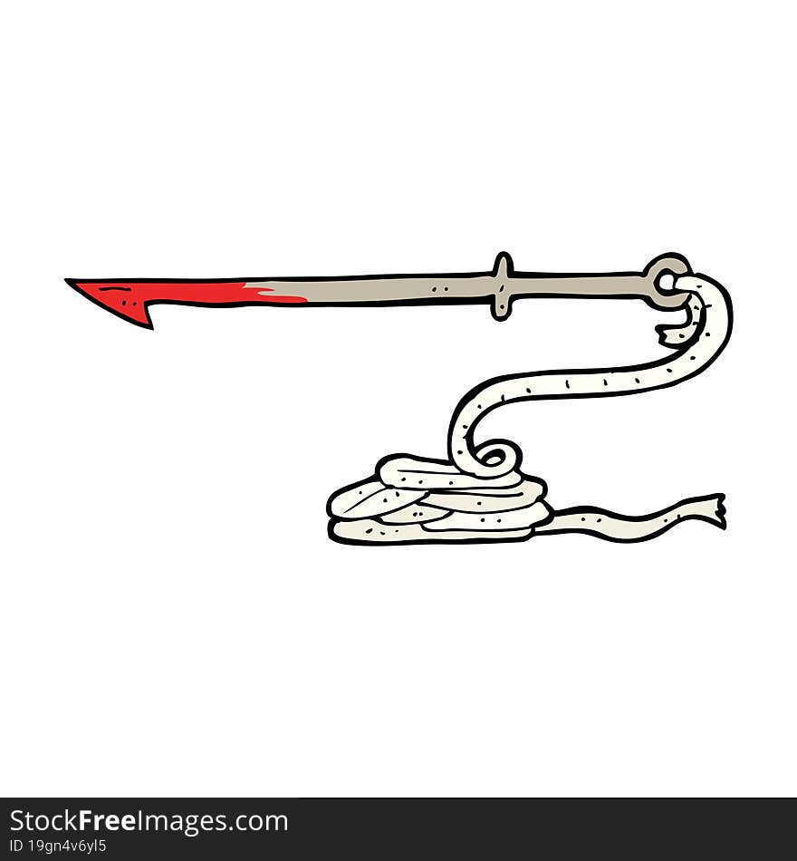 cartoon harpoon