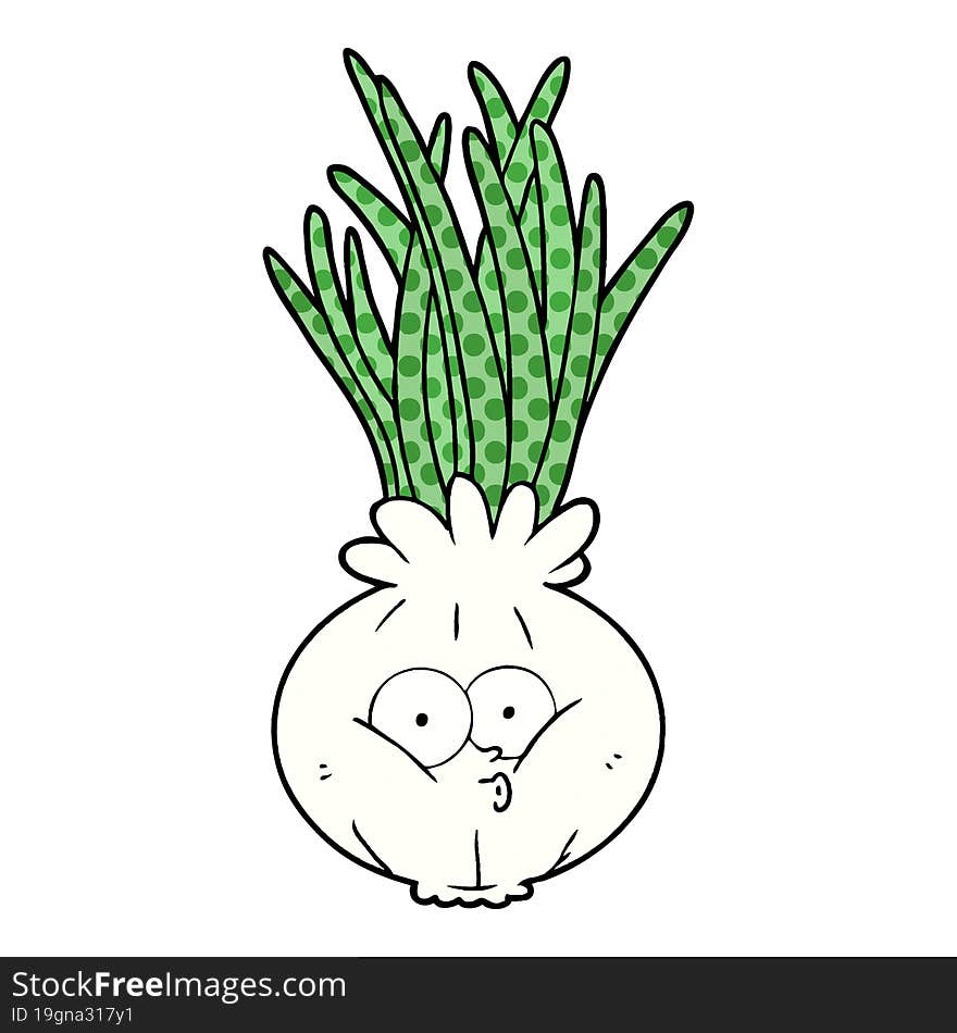 cartoon onion. cartoon onion