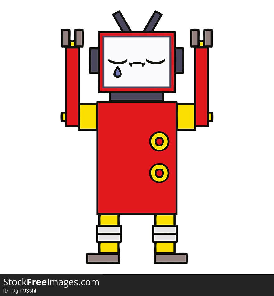 Cute Cartoon Robot