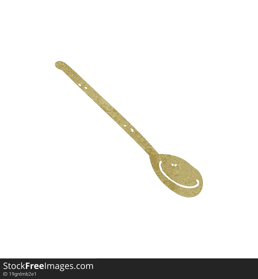 cartoon wooden spoon