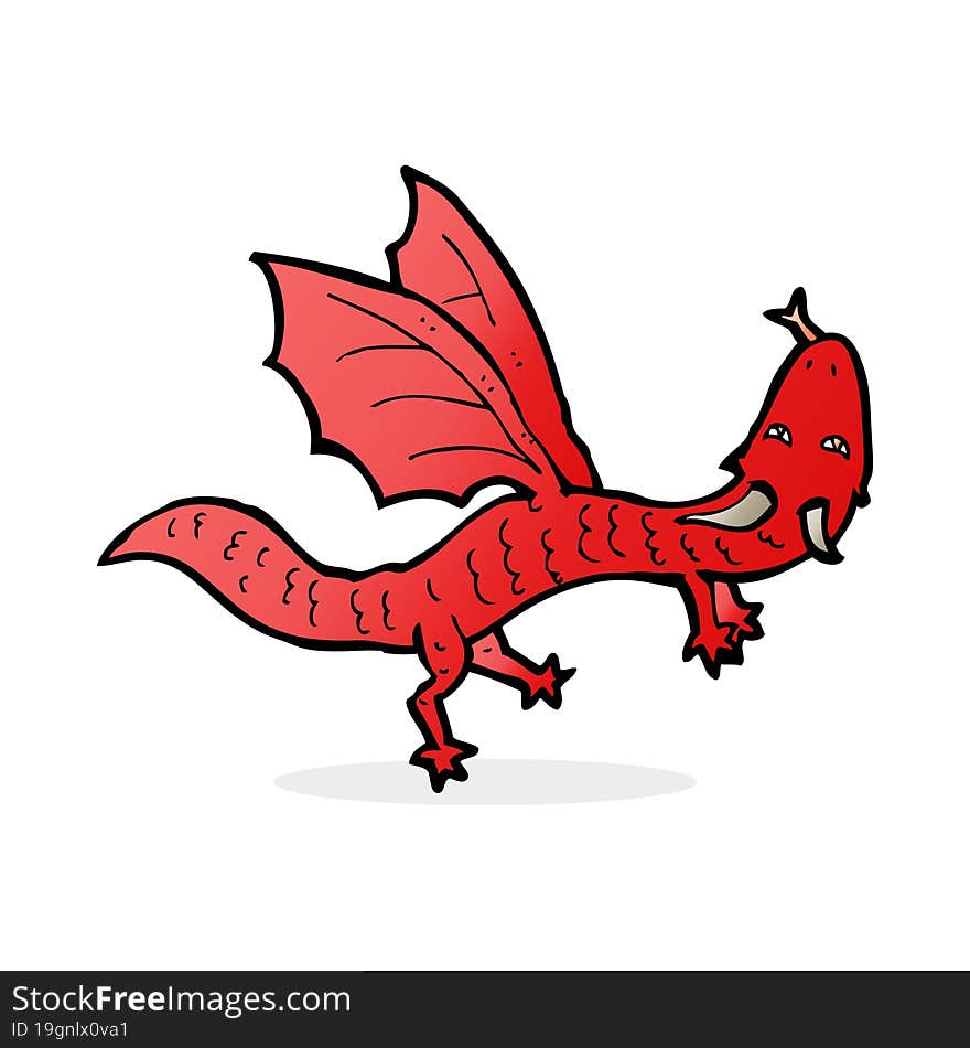 cartoon little dragon