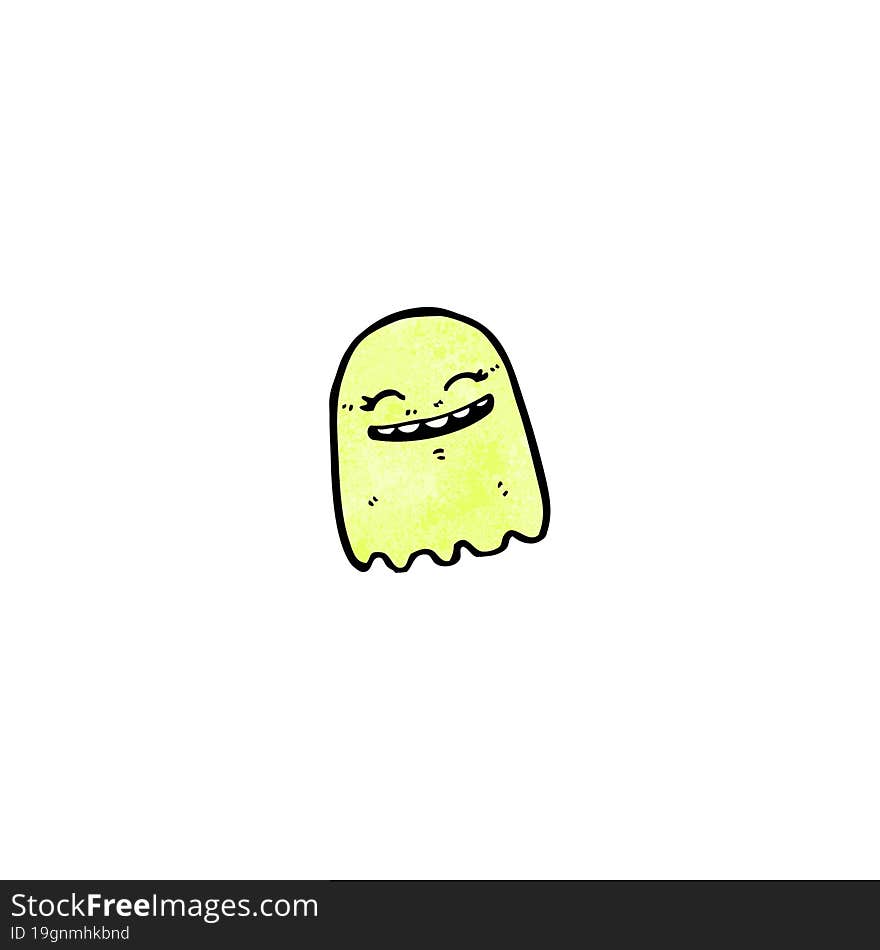 Cartoon Gree Ghost