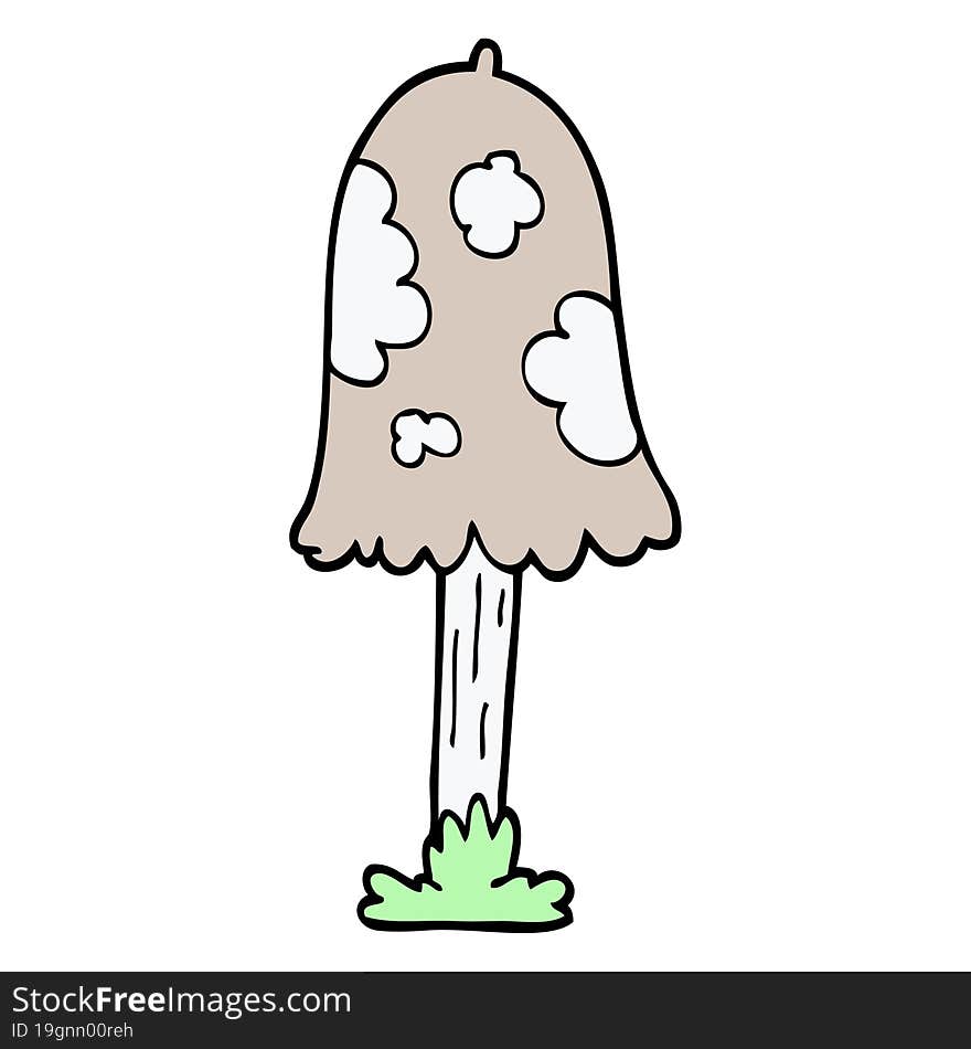 Cartoon Doodle Mushroom