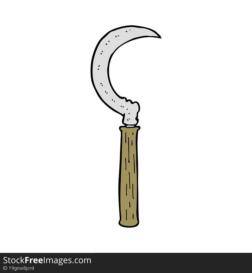 cartoon sickle