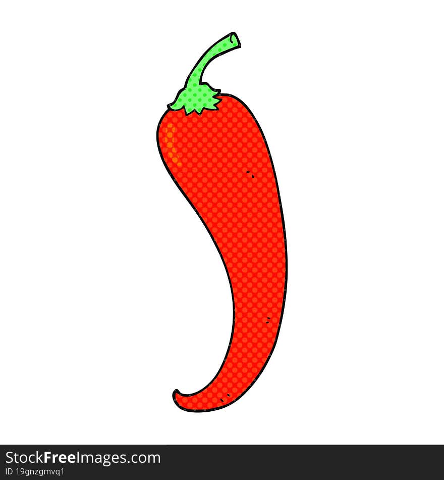 cartoon chilli pepper