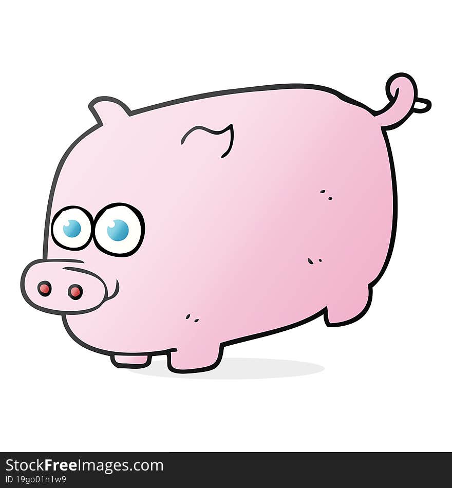 cartoon pig