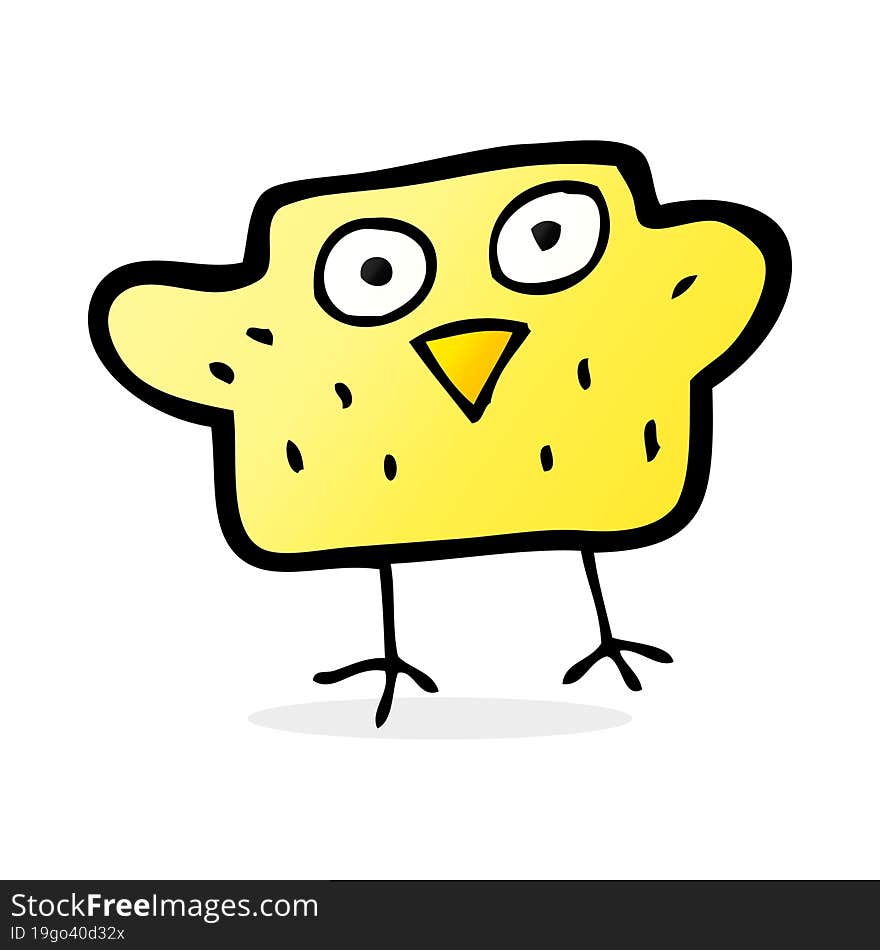 cartoon bird