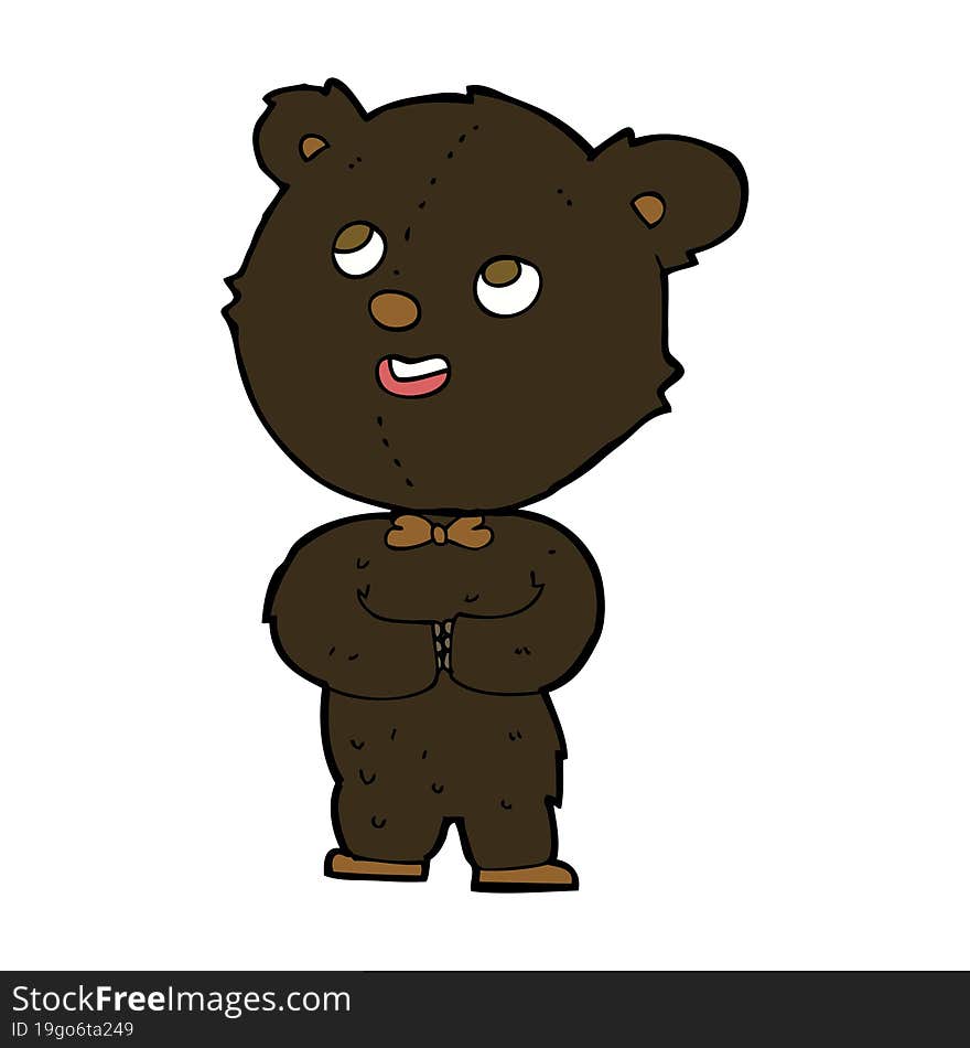 cartoon cute teddy bear