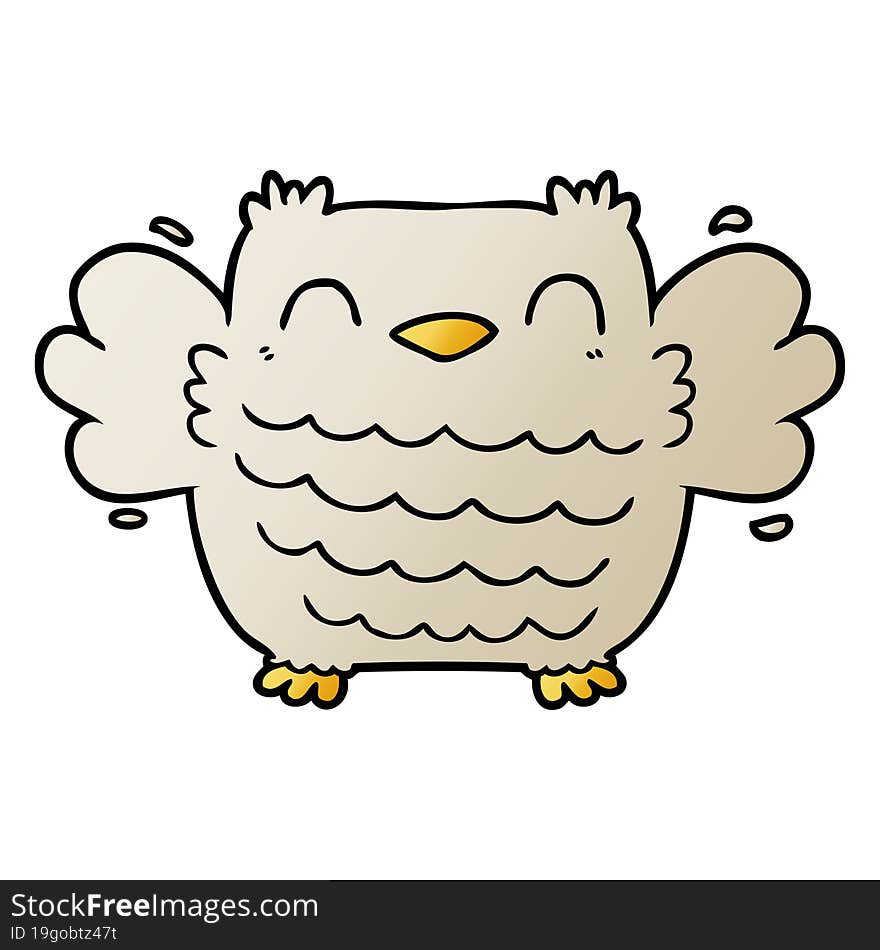 cartoon owl. cartoon owl