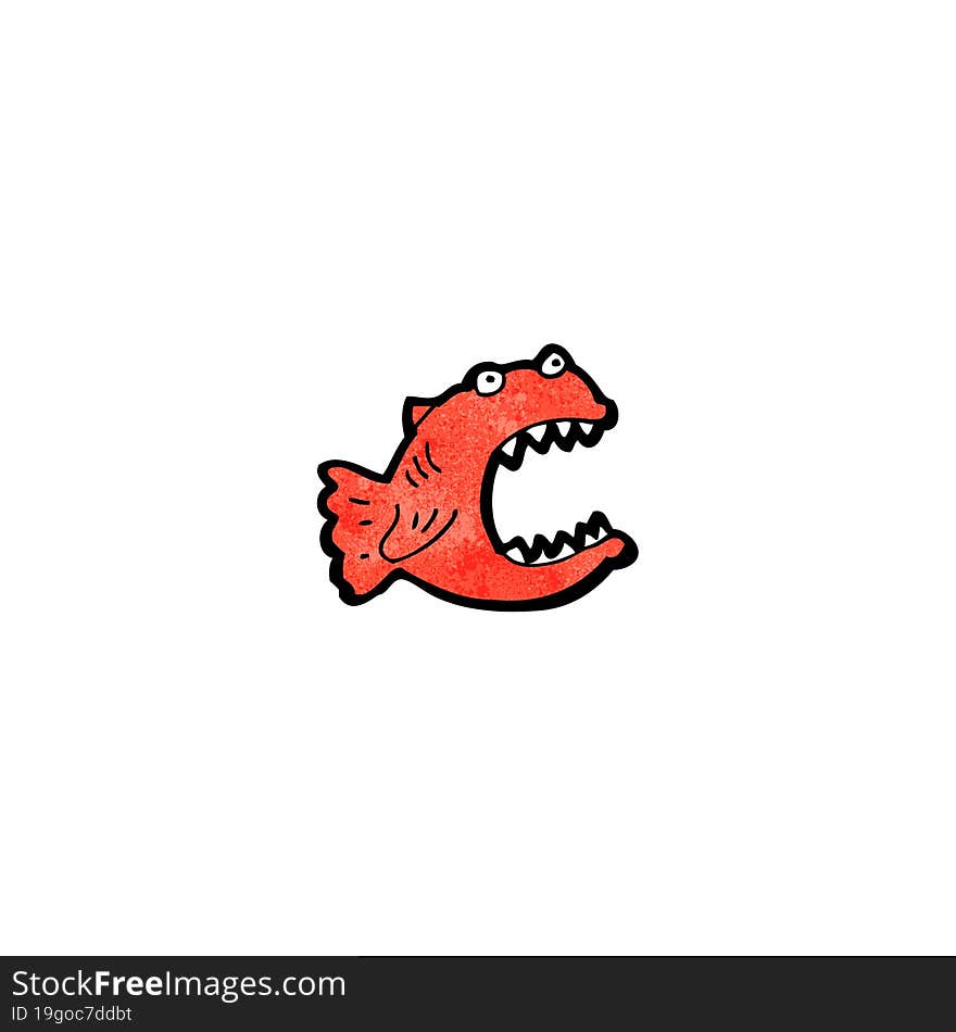 Cartoon Piranha