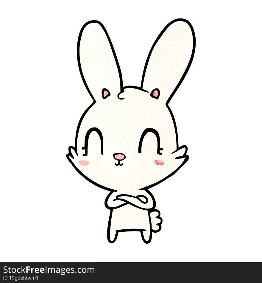 cute cartoon rabbit. cute cartoon rabbit