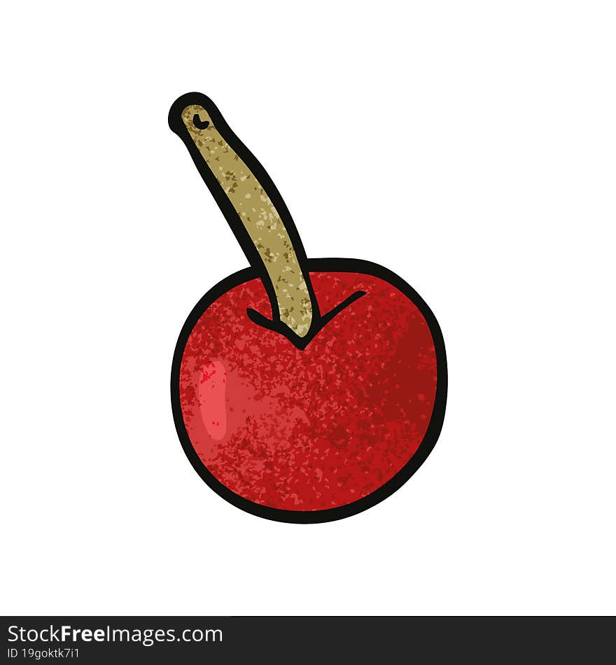 Cartoon Doodle Cherry