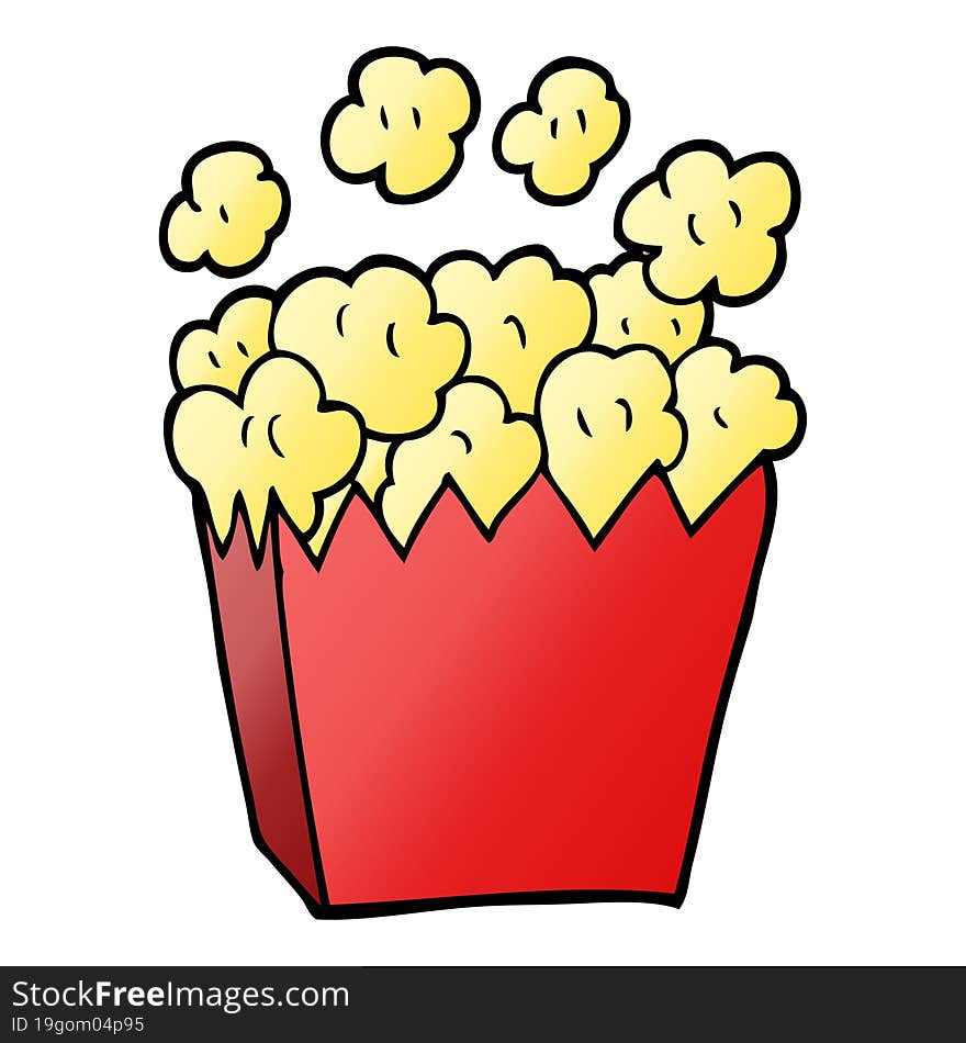 cartoon doodle cinema popcorn